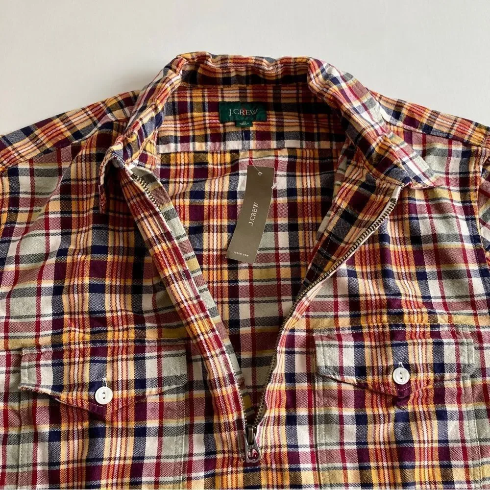 J. Crew Plaid Pullover Shirt
